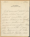 Letter on The Oriental letterhead