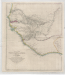 Map of the west coast of Africa