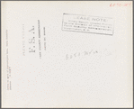 Cotton on porch of sharecropper's home, Maria plantation, Arkansas