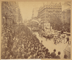 Columbian Celebration parade, 1892; Hotel Brunswick