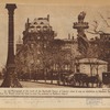 An old photograph of the torch of the Bartholdi Statue of Liberty when it was on exhibition in Madison Square before the World raised the fund to erect the pedestal on Bedlow's Island