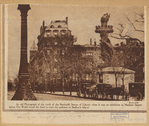 An old photograph of the torch of the Bartholdi Statue of Liberty when it was on exhibition in Madison Square before the World raised the fund to erect the pedestal on Bedlow's Island