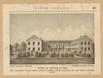 House of Refuge om 1832. The remodeled United States Arsenal building, which stood on a site now part of Madison Sqaure