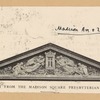 Pediment from the Madison Square Presbyterian Church