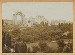 Cathedral of St. John the Divine under construction; Morningside Park;Columbia University