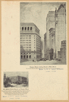 Old Middle Dutch Church on Nassau Street.  Nassau Street, looking South to Wall Street