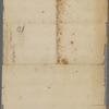 William Bollan statement of account with the Province of Massachusetts Bay