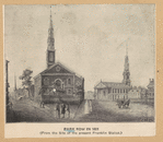 Park Row in 1801 (from the site of the present Franklin Square)