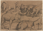 (from: Ex veteri hypocausto reperto. Tre Tavole di diversi animali pigliate da pitture antiche)