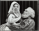 Charlotte Rae and Stacey Keach in the stage production Henry IV