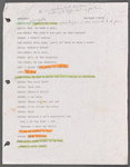 Tom Fitzpatrick's rehearsal script of Bogeyman