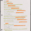 Tom Fitzpatrick's rehearsal script of Bogeyman