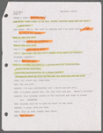 Tom Fitzpatrick's rehearsal script of Bogeyman