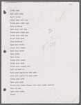 Song lyrics and video text