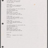 Song lyrics and video text