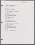 Song lyrics and video text