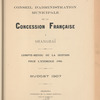 Compte-rendu de gestion pour l'exercice