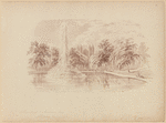 Fountain and Masonic Hall, Boston Common