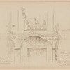 Oblique Section thro' one of the ground arches New Custom House New Orleans. The work was cut thro'