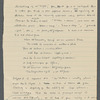 [Algernon Charles Swinburne]. Holograph