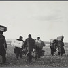 A terrible moment when work groups go out from the camp.