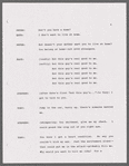 Script marked "Sabrina"