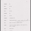 Script marked "Sabrina"