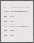 Script marked "Section I: Shot with a Diamond"