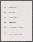 Script marked "Section I: Shot with a Diamond"