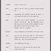 Script marked "Section I: Shot with a Diamond"