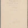 Biography of Washington Irving Revised by Himself