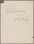 Letter from Diego Rivera to Picture Collection, November 15, 1933