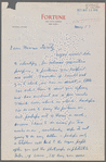 Letter from Walker Evans to Romana Javitz, May 17, 1949