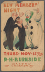New Members' Night [likely at The Lambs Club]