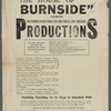 Advertisements and logo artwork for Burnside Productions