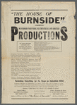 Advertisements and logo artwork for Burnside Productions