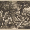 The discovery of Romulus and Remus, with the she-wolf