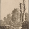 A man and a woman resting by the side of a road