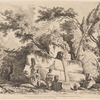 Racolte di vedute dissegnate doppo natura in napoli da Roberti intagliate adelaida allou sc. 1771 [title plate]