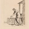 A woman driving cupid
