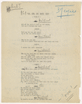 The love letter: typescript, 1921