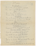 The love letter: typescript, 1921