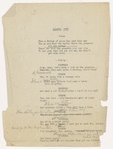 The love letter: typescript, 1921
