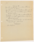 The love letter: typescript, 1921