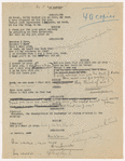 The love letter: typescript, 1921