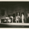 Morris Carnovsky (couch) and Franchot Tone (in white) in the stage production The House of Connelly.