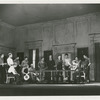 Franchot Tone (seated, pointing) in the stage production The House of Connelly.