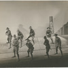 Soldiers drilling scene in the stage production Johnny Johnson