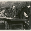 Arnold Moss, Lee J. Cobb, Emil Boreo, and Franchot Tone in the stage production The Fifth Column