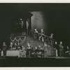 Scene (with staircase) from the stage production The Gold Eagle Guy